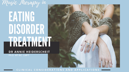 Product image for Music therapy in eating disorder treatment