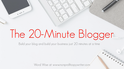 Product image for The 20-Minute Blogger