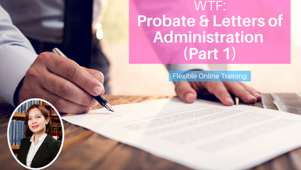 Product image for (English) Probate & Letters of Administration by Cassandra Lee - (Thomas Philip Advocates & Solicitors)