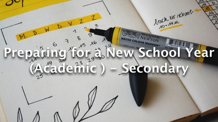 Product image for Preparing for a New School Year (Academic)