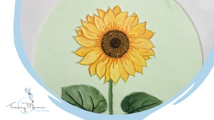 Product image for Beginner's Sunflower Cake Painting Class