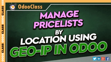 Product image for Manage Pricelists by Location using Geo-IP in Odoo