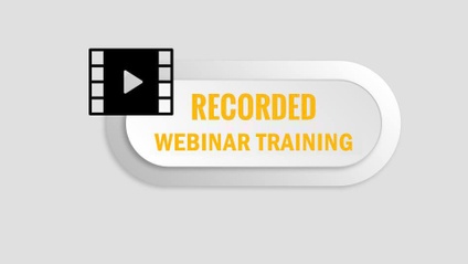 Product image for Recorded Training Webinars