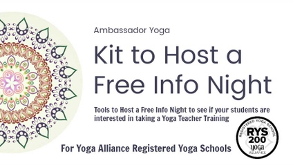 Product image for Ambassador Yoga - Free Info Night Kit