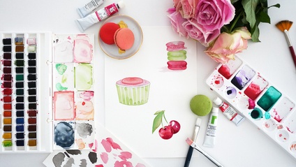 Product image for FREE Tutorial | Learn how to paint in Watercolour