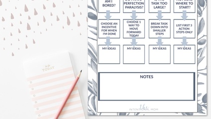 Product image for Overcome Procrastination Worksheet