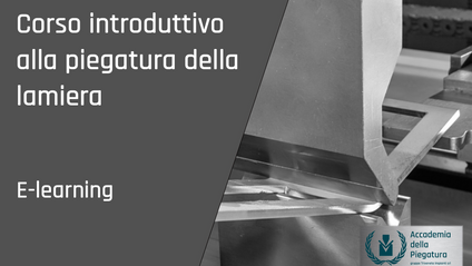 Product image for Corso introduttivo alla piegatura della lamiera