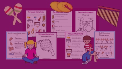Product image for Percussion Printable Set