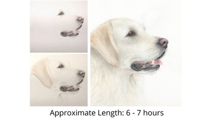 Product image for White Retriever Dog in Watercolor