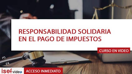 Product image for RESPONSABILIDAD SOLIDARIA EN EL PAGO DE IMPUESTOS