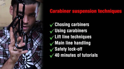 Product image for Carabiner suspension techniques