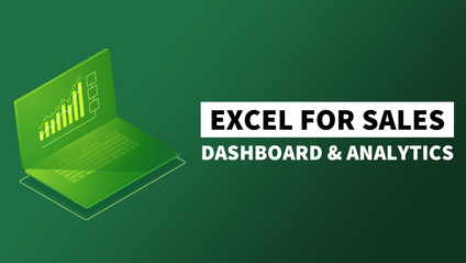Product image for Excel for Sales Dashboard and Analytics