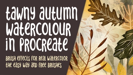 Product image for PRO 019 - Tawny Autumn Watercolour in Procreate