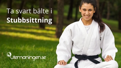 Product image for Ta svart bälte i stubbsittning