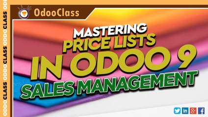 Product image for Mastering Price Lists in Odoo 9 Sales Management