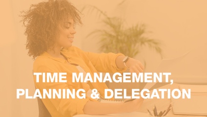 Product image for Time Management, Planning & Delegation