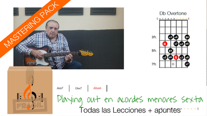 Product image for MASTERING PLAYING OUT EN ACORDES MENORES SEXTA
