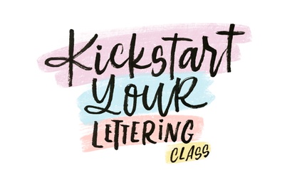 Product image for Kickstart Your Lettering - Beginner Course