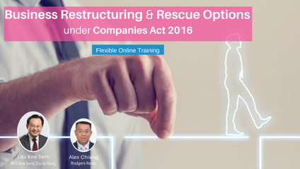 Product image for (English) Business Restructuring and Rescue Option under Companies Act 2016 by Lau Kee Sern- (M/S Kee Sern, Siu & Huey) & Alex Chiang - (Rodgers Reidy)