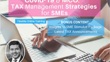 Product image for (English) Covid-19 & MCO: Tax Management Strategies for SMEs​ by S. Saravana Kumar (Rosli Dahlan Saravana Partnership)