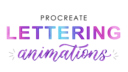 Product image for Procreate Lettering Animations