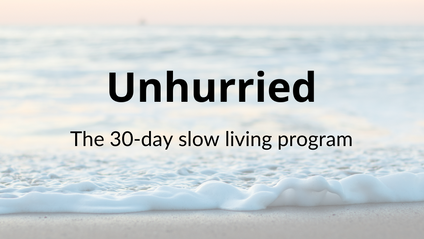 Product image for Unhurried