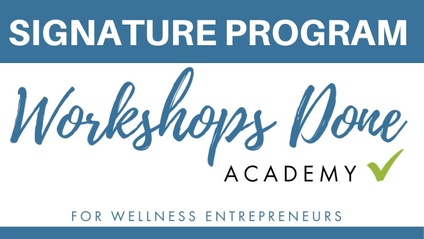 Product image for Workshops Done Academy Signature Program