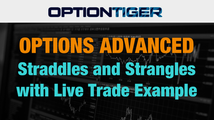 Product image for Straddles and Strangles Live Trade example