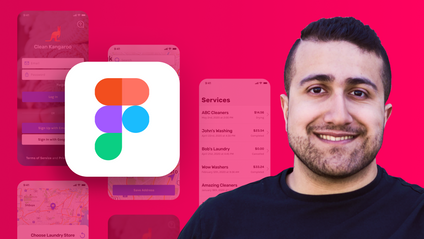 Product image for The Complete Figma Course – Designing Mobile & Web App UI/UX
