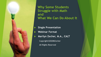 Product image for Why Some Students Struggle with Math and What We Can Do About It