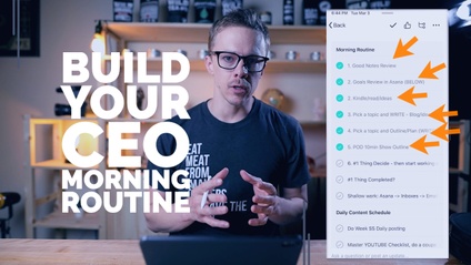 Product image for Build Your CEO Morning Routine: Goal Setting, Thinking, Ideas, Deep Work