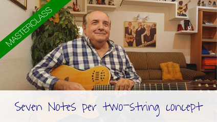 Product image for Masterclass "Seven notes per two-string concept"