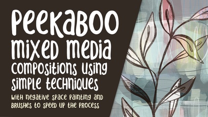 Product image for PRO 024 - Peekaboo Mixed Media Compositions Using Simple Techniques in Procreate
