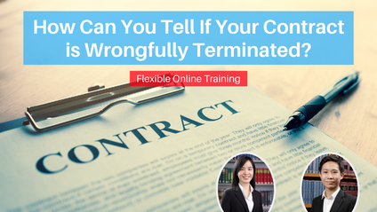 Product image for (English) How Can You Tell If Your Contract is Wrongfully Terminated? by Sean Tan Yang Wei & Sheryn Yong (Thomas Philip Advocates & Solicitors)