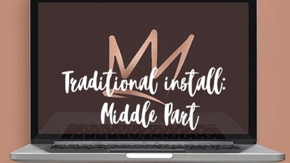 Product image for Traditional Install: Middle Part (Volume)