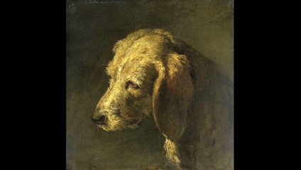 Product image for Paint-A-Long - Recreation of Head of a Dog by Charlet⁠