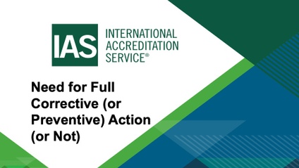 Product image for Need for Full Corrective Action or Preventive Action or Neither