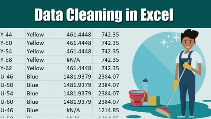 Product image for Data Cleaning in Excel