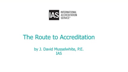 Product image for 17025 QMS Short Webinar 02-The Route to Accreditation