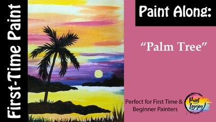 Product image for FREE: Easy Painting for a First-Time Painter: Solo Palm Tree