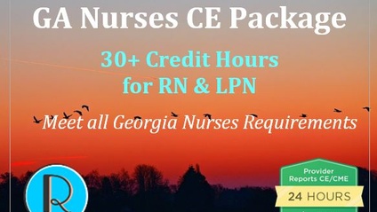 Product image for Georgia Nurses CE Package | 30+ hrs.