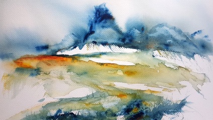 Product image for Learn to paint stunning Loose Watercolor Landscapes - you just photograph today!