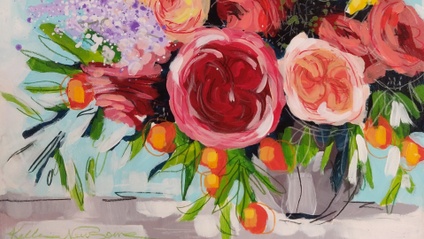 Product image for Vibrant Loose Floral with Kellie Newsome