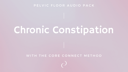 Product image for Pelvic Floor Audio Pack for Chronic Constipation