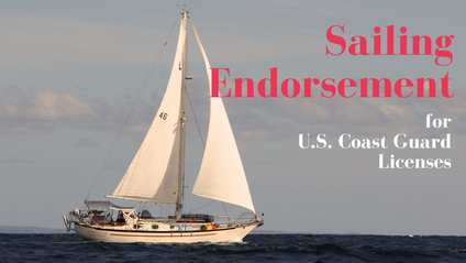 Product image for Sailing Endorsement for U.S. Coast Guard Licenses (Online)