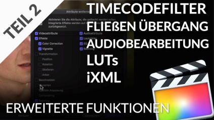 Product image for Final Cut Pro - Die erweiterte Funktionen: Teil 2