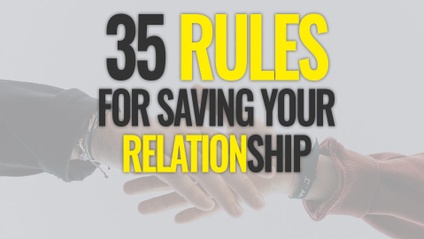 Product image for 35 Rules for Saving Your Relationship