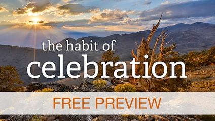Product image for Free Preview - The Habit of Celebration