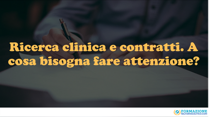 Product image for Ricerca clinica e contratti