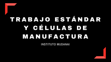 Product image for Trabajo Estándar y Células de Manufactura